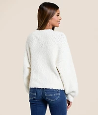 Nubby Cropped Sweater
