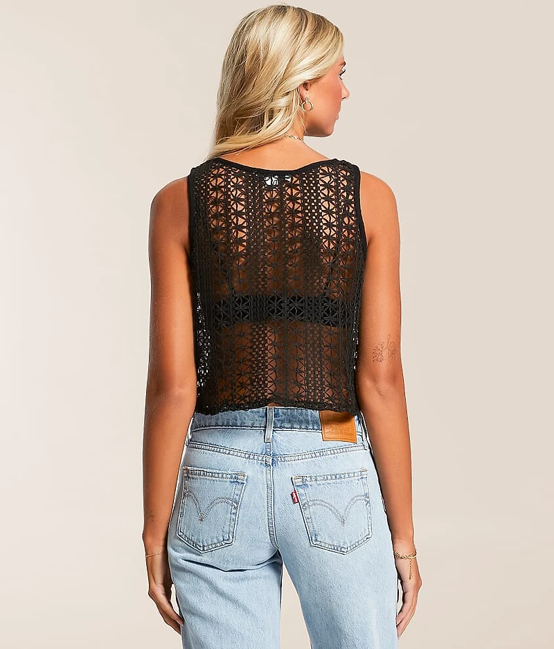 Crochet Cropped Tank Top