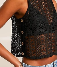 Crochet Cropped Tank Top