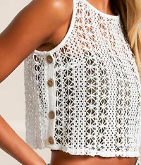 Crochet Cropped Tank Top