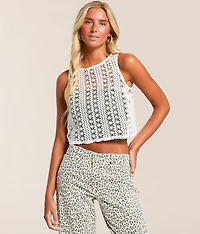 Crochet Cropped Tank Top