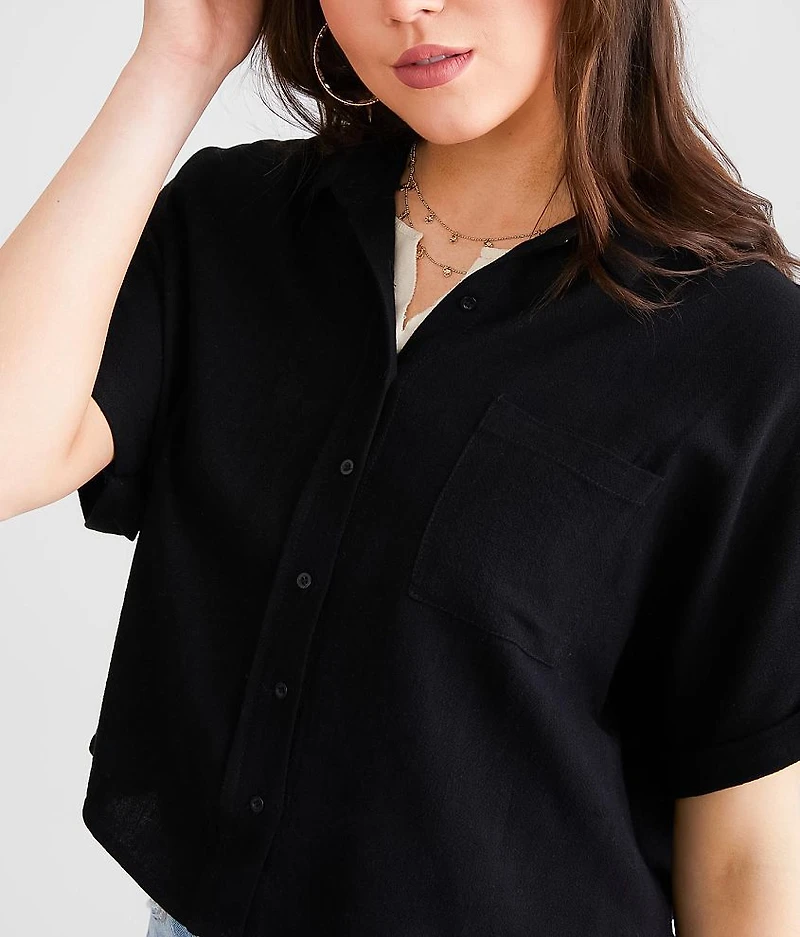 Too Shy Cropped Boxy Top
