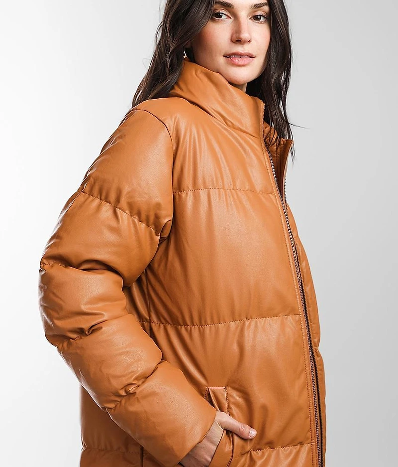 Duster Mock Neck Coat