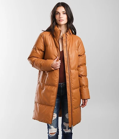 Duster Mock Neck Coat