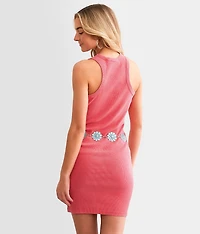 Ribbed Mini Dress