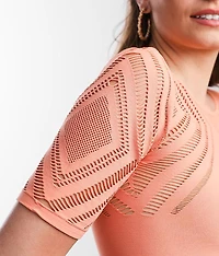 Laser Cut Cropped Top