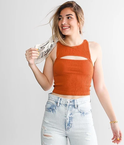 High Neck Cropped Brami