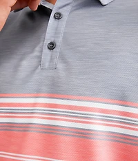Striped Performance Polo