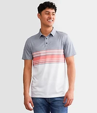 Striped Performance Polo
