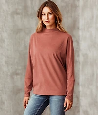 Twisted Open Back Pullover