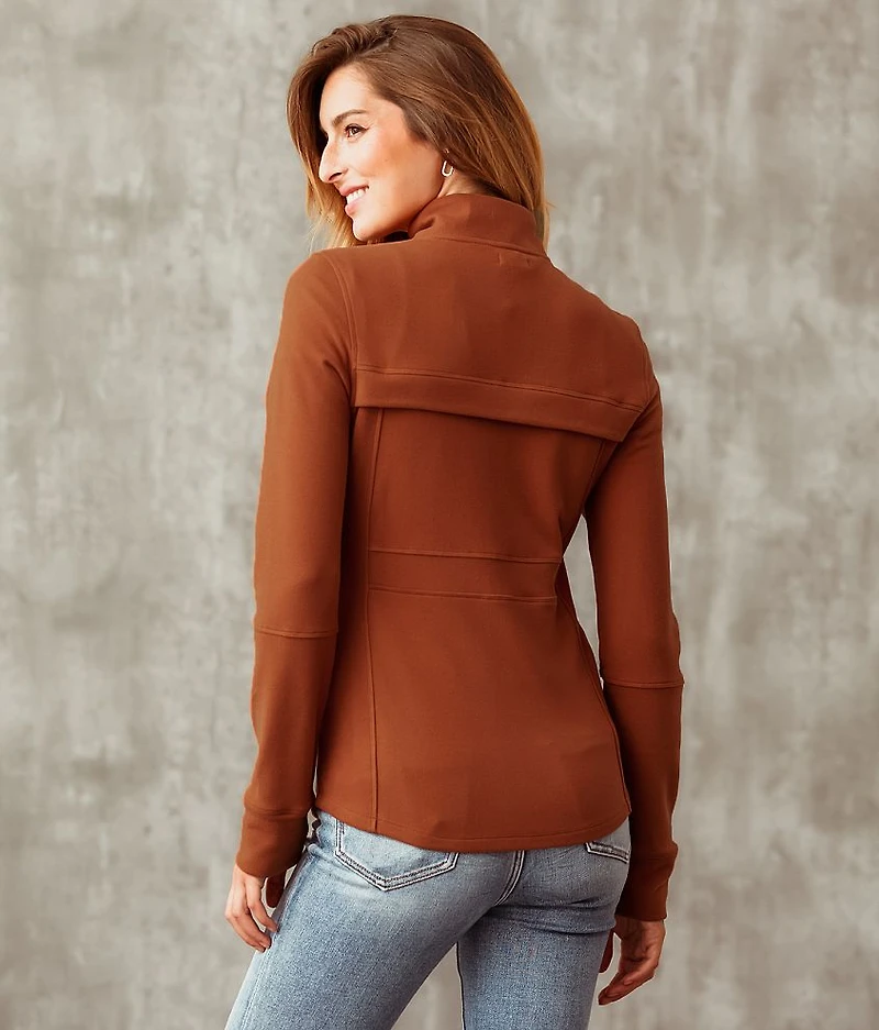 Brushed Knit Jacket