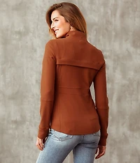 Brushed Knit Jacket