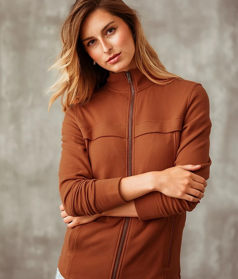 Brushed Knit Jacket