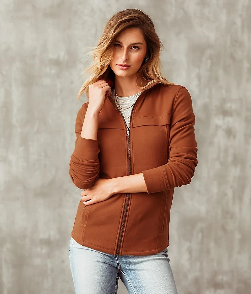 Brushed Knit Jacket