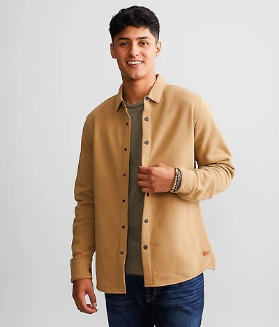 Solid Flannel Shacket