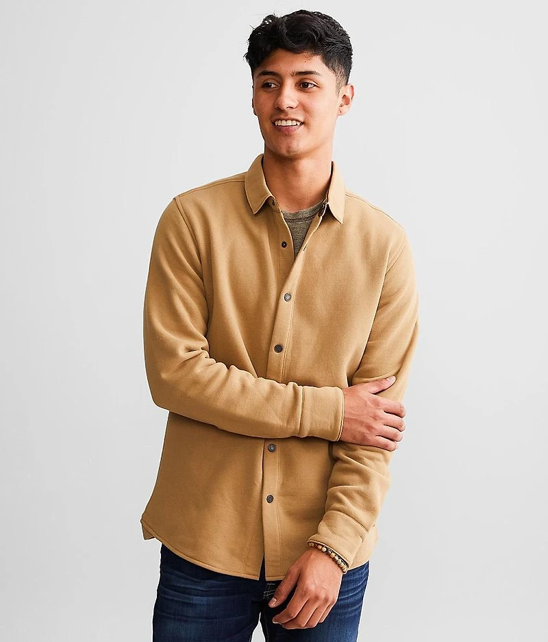 Solid Flannel Shacket