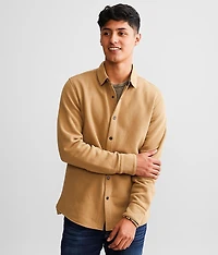 Solid Flannel Shacket