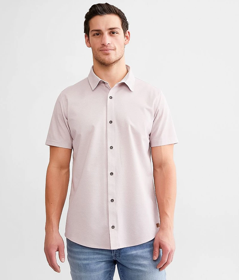 Polka Dot Stretch Shirt