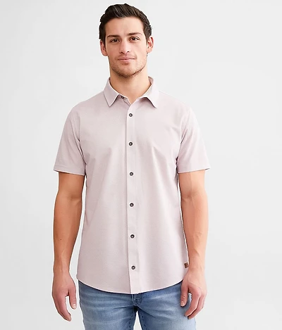 Polka Dot Stretch Shirt