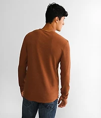 Textured Knit Henley