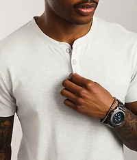Slub Knit Henley
