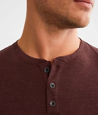 Slub Knit Henley