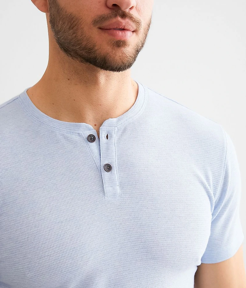 Textured Knit Henley