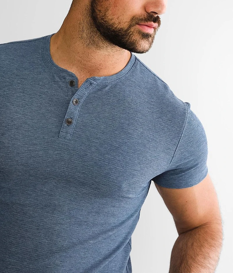 Textured Knit Henley