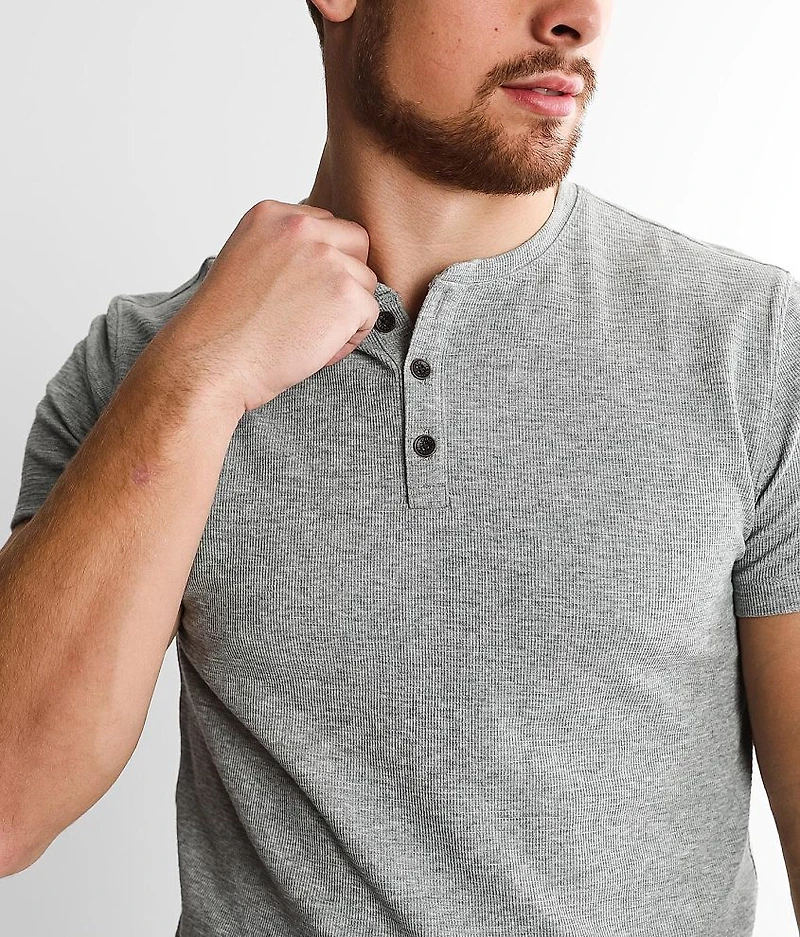 Textured Knit Henley