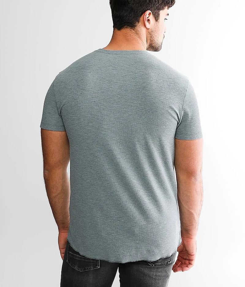 Textured Knit Henley