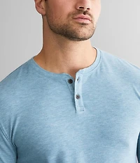 Brushed Knit Henley