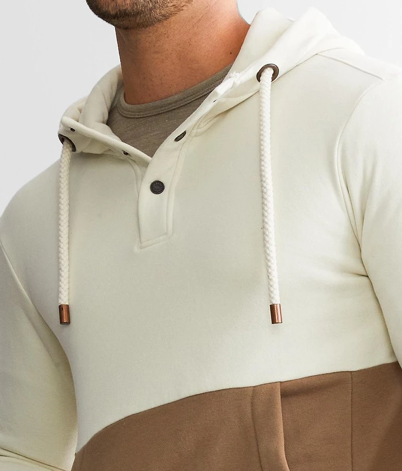 Quarter Snap Hooded Sweatshirt