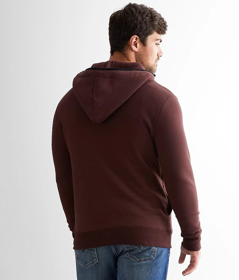 Hooded Quarter Zip Sweatshirt