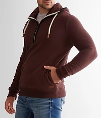 Hooded Quarter Zip Sweatshirt