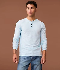 Textured Knit Henley