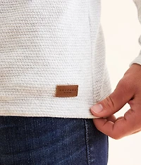 Heathered Henley Hoodie