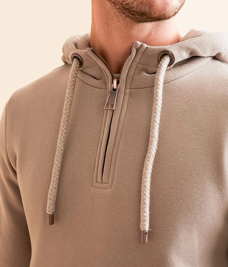 Color Block Hooded Sweatshirt