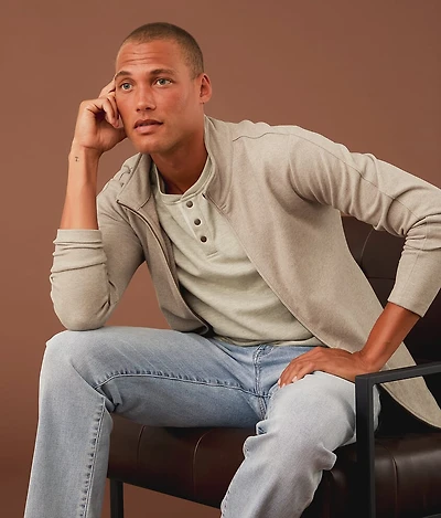 Brushed Knit Jacket