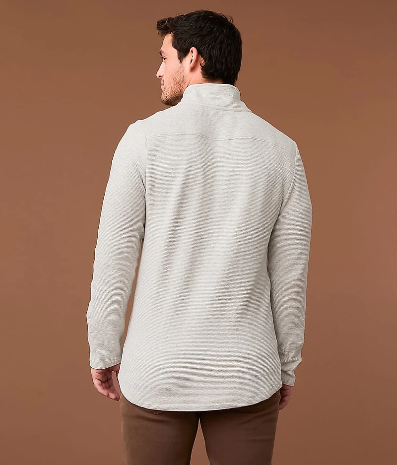 Textured Quarter Zip Pullover