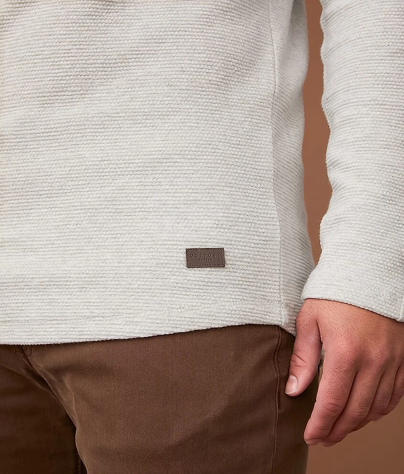Textured Quarter Zip Pullover