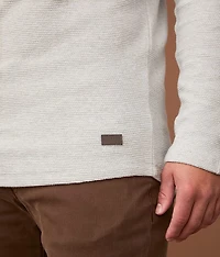 Textured Quarter Zip Pullover