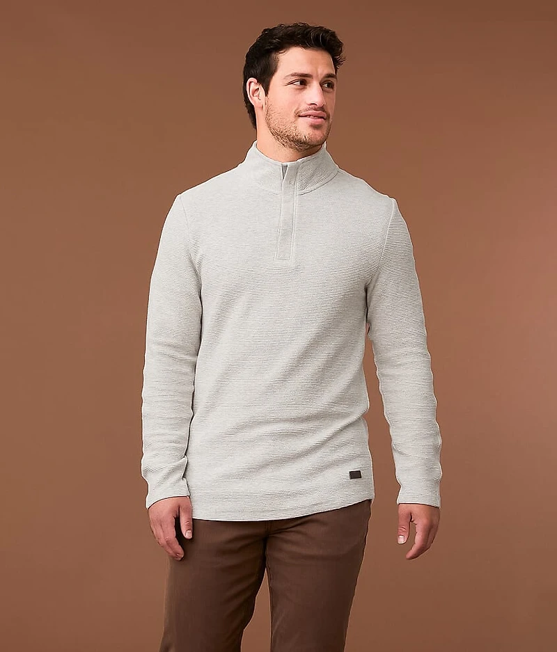 Textured Quarter Zip Pullover