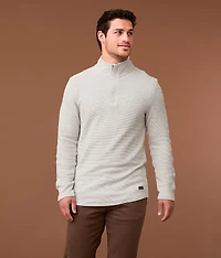 Textured Quarter Zip Pullover