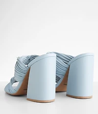Cage Double Twist Heeled Sandal
