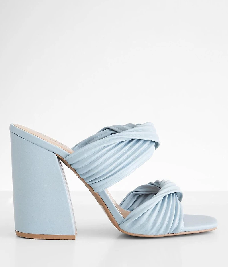 Cage Double Twist Heeled Sandal