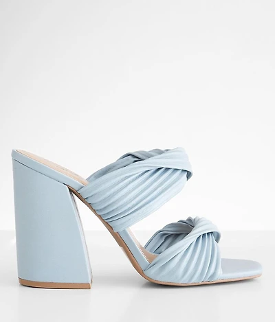 Cage Double Twist Heeled Sandal