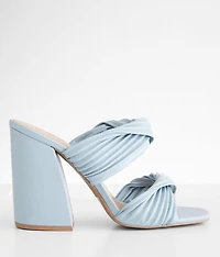 Cage Double Twist Heeled Sandal