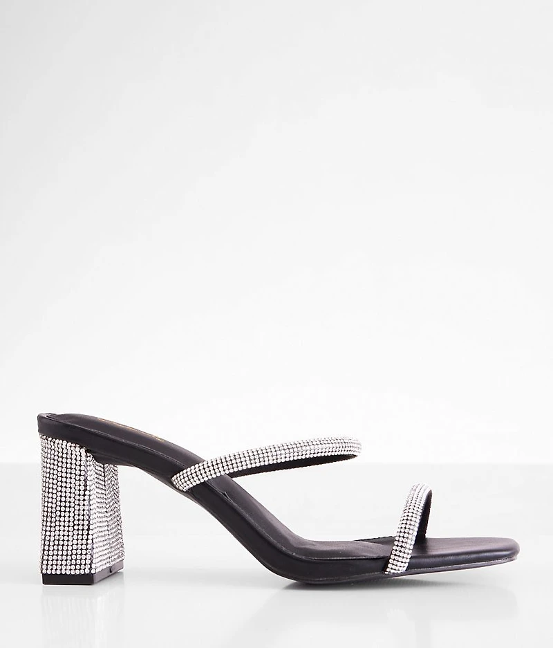 Qupid Kerstin Glitz Heeled Sandal