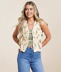 Crochet Front Tie Tank Top