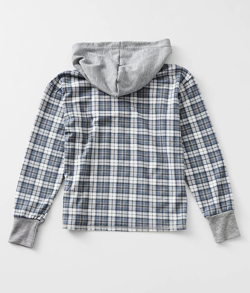 Girls - Plaid Hoodie